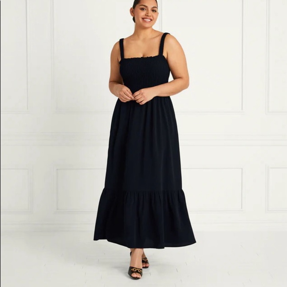 NWT Hill House Anjuli Dress in Black Crepe Size M
